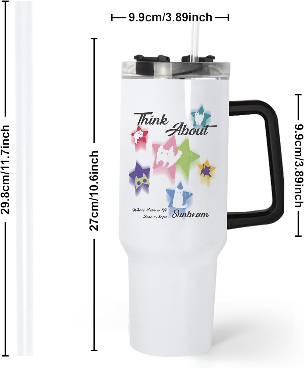 40 oz sublimation glass
