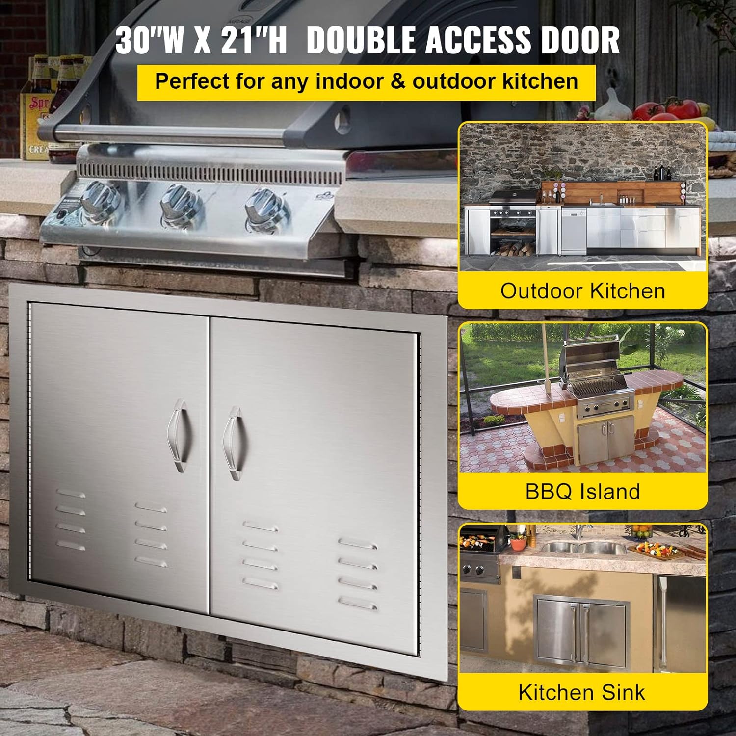 Natural Gas Outlaw Drop-In Grill Head in Stainless Steel
